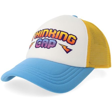 Scenes - Vit trucker Keps - Thinking Cap Foam NFL Blue/Yellow Vintage A-Frame Trucker @ Hatstore