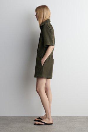 COS Women's Mono Corto De Ante in Verde