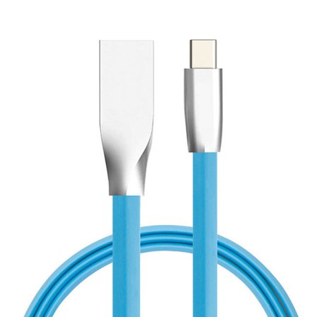 Trasselfri USB-C kabel med zink-kontakt - Anti-break kabel