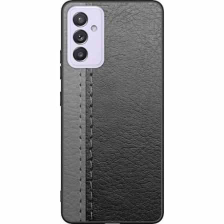 Samsung Galaxy A82 5g Svart Skal Black & Grey Leather
