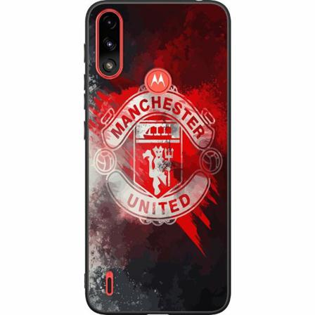 Motorola Moto E7i Power Svart Skal Manchester United Fc