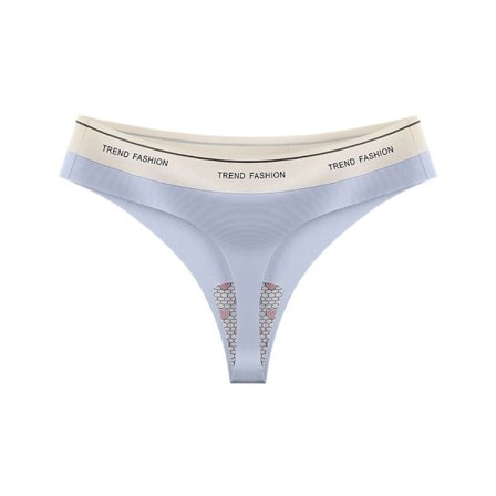 Saumattomat alusvaatteet Ice Silk Satiinihousut BLLUE M