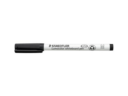 LUMOCOLOR Whiteboardpenna STAEDTLER rund 1,0 svart - Lyreco - Kontorsmaterial - Pennor - Whiteboardpennor - Rund spets