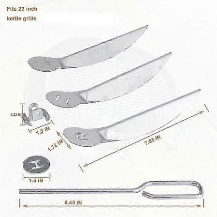 Weber 22-tums askrengöringskit för Master-Touch/Performer/Original-grillar