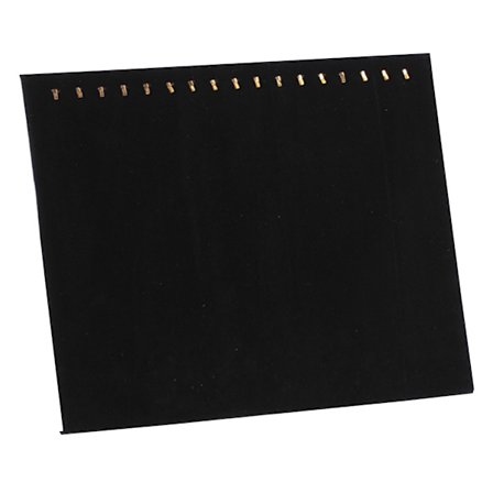 Black Velvet 17 Hook Halsband Smycken Bricka Display Organizer (17 Hook Necklace)