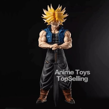 25 cm/9,84 tommer Anime Dragon Ball Z Figur Trunks Action Figurer Pvc Statue Collection Model Legetøj til børn Gaver