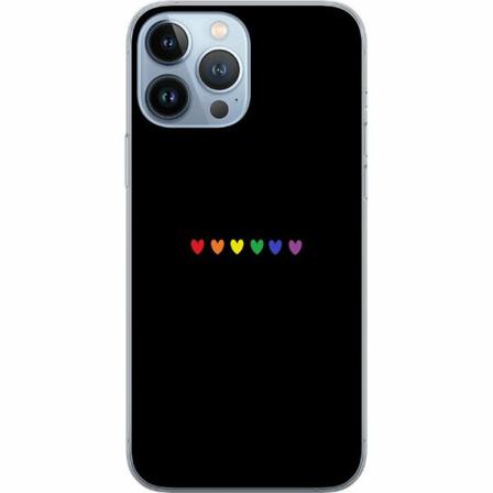 Apple Iphone 14 Pro Max Genomskinligt Skal Pride Hearts