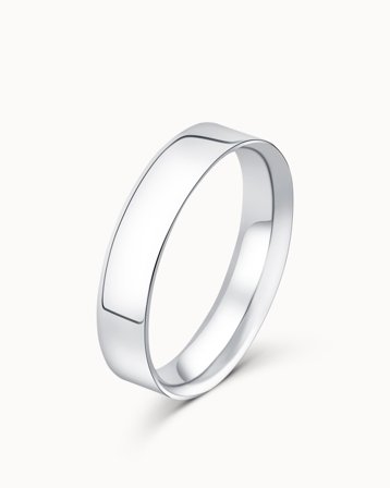 Glat ring mænd George 950 Platin 6mm - Forlovelsesringe & Vielsesringe hos Vanbruun