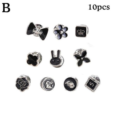 10 stk Legering Anti-Eksponeringsknapp Brosje Anti-Skli Spenne Brosje For Dame Klær Dekorasjon