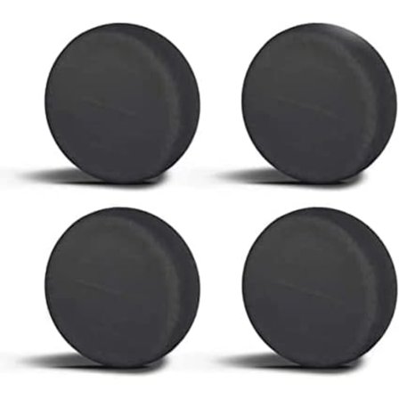 (Svart, 27" - 29") Däcköverdrag för husbilshjul, (4-pack) Husbilshjul