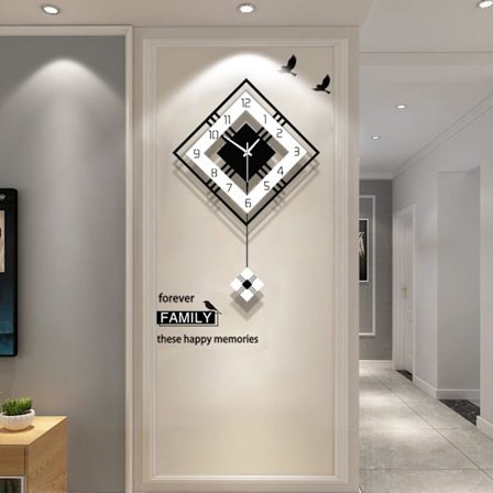 Enkel vægur i stuen, ur og ur, vægur til boligindretning