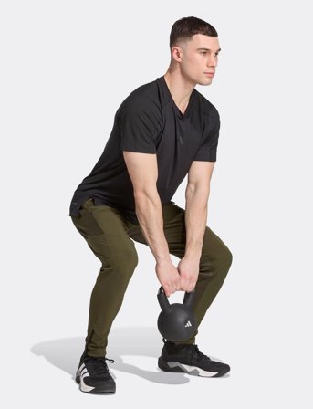 adidas Performance D4T Hybrid Pant - Khaki green - XL