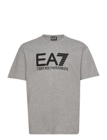 T-Shirt T-shirts Short-sleeved Grå EA7*Betinget Tilbud