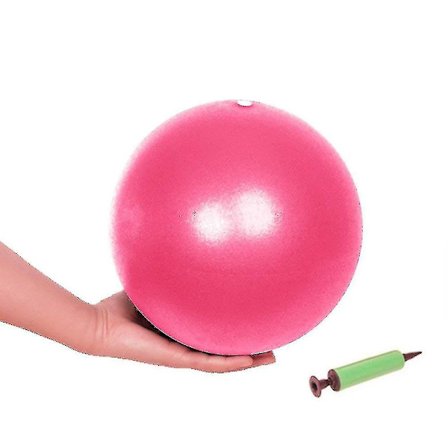 Liten treningsball, Mini Fitness Ball For Barre Pilates Balanse Gym Yoga Balanse Stabilitet Bender Physica - Rød