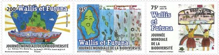 Wallis og Futuna - Biodiversitet - Postfrisk sæt 3v