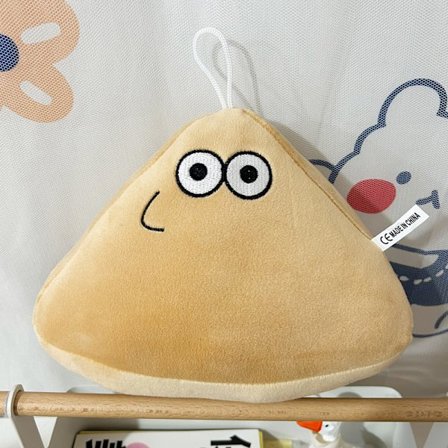 22cm Min Min Alien Pou Plyschleksak Kawaii Alien Pou Plyschdjur Mjuk Kudde Plyschdjur Presentleksak Barn Flickor