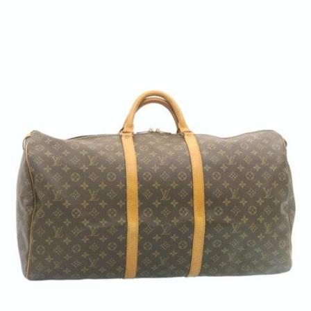 Louis Vuitton Vintage, Pre-owned Keepall 60 Bruin, Dames, Maat:ONE Size