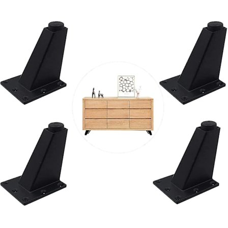 4 Säädettävää Alumiiniseoskalustejalkaa