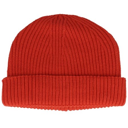 Beechfield - Red shortbeanie Beanie - Fire Red Harbour Short Beanie @ Hatstore