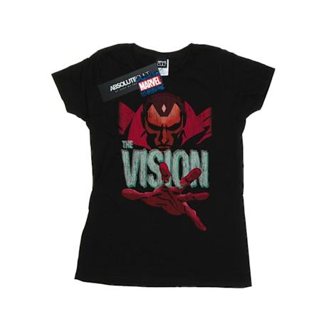 Marvel Dam/Kvinnor The Vision Bomull T-shirt L Svart Black L