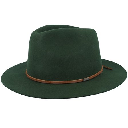 Brixton - Green - fedora - Hat - Wesley Moss Fedora - Hatstore