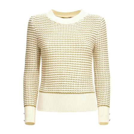 Guess Round-neck Strik Hvid, Dame Striktrøjer