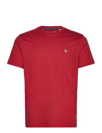 Org Cttn Jrsy Tee St T-shirts Short-sleeved Rød Original Penguin*Betinget Tilbud