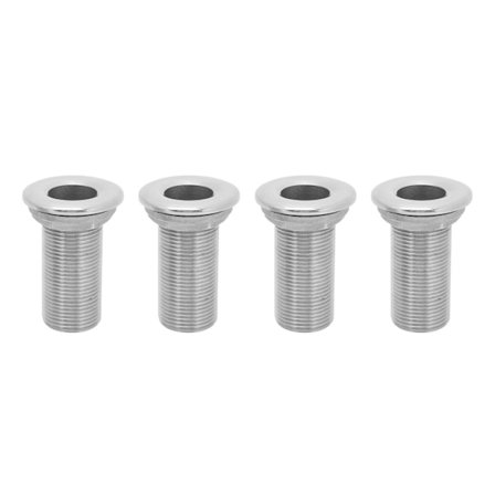 4 st 1 tum Marin Barb Slang Genomgående Avloppsgängad Koppling 316 Rostfritt Stål Rak Genom Skrovventil Koppling för Yacht