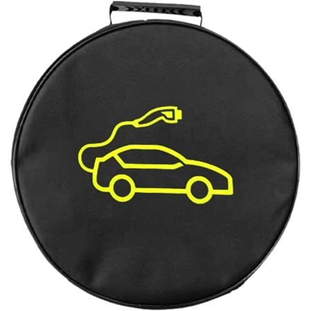 AIXING Elektrisk Bil Kabel Opbevaringstaske - Rund Ikke-Brandsikker Vandtæt Organizer til EV og Hybrid Bil Opladningskabler