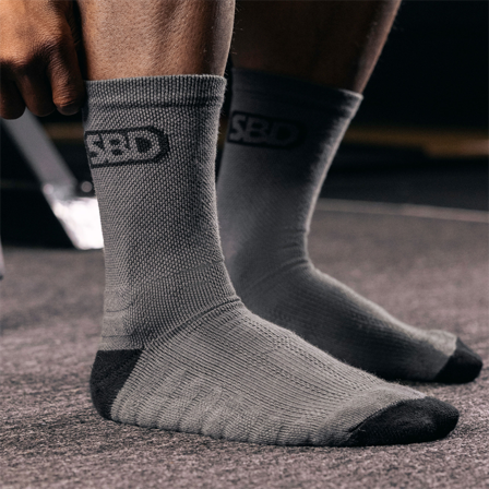 SBD Apparel Forge Sports Socks Grey