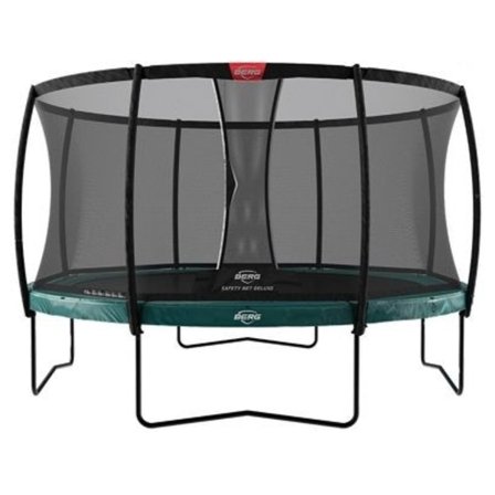 BERG Elite Regular trampoliini 430 cm vihreä + turvaverkko Deluxe
