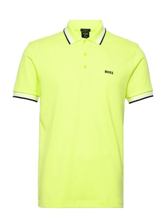 Paddy Polos Short-sleeved Gul BOSS*Betinget Tilbud