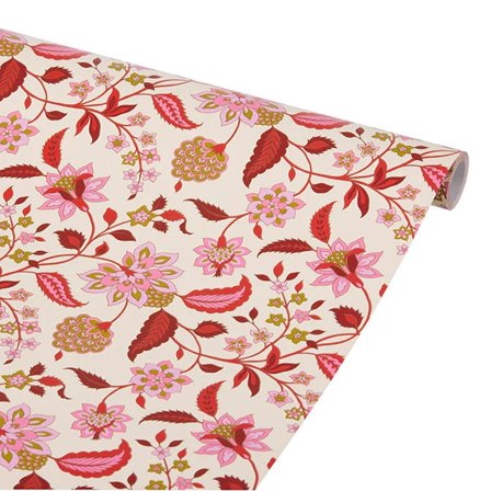 Bungalow Gavepapir Divya Cerise 10m