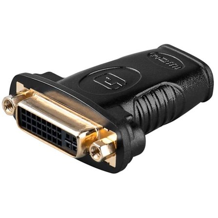 HDMI /DVI-I-adapter, Guldpläterad
