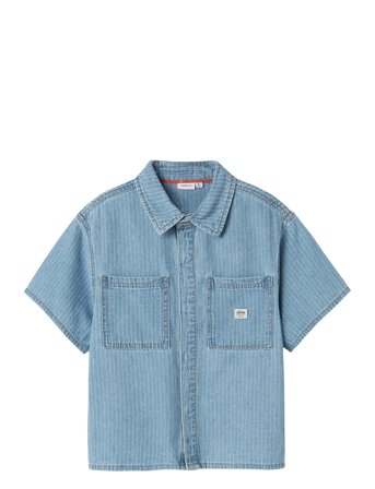 name it | Nkmfelix Ss Dnm Shirt 3950-Ky H | 164