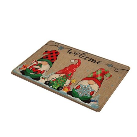 Julmatta Utomhusmatta Dörrmatta Santa Ornament Dekoration För Hem Jul Nyårsgåva