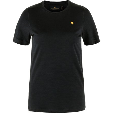 Fjällräven Bergtagen Thinwool SS L - female - Black - Base layer tops