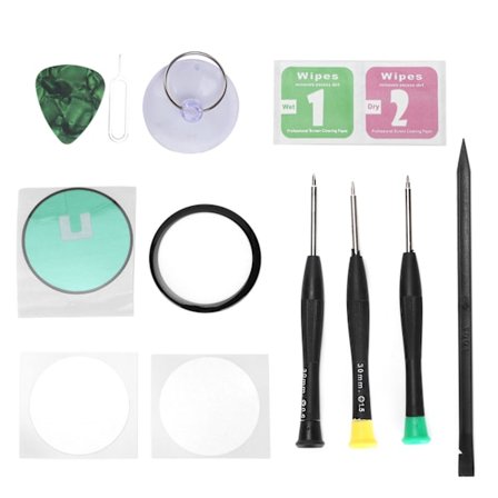 Front Ytre Linse Glass Skjerm Reparasjon for Samsung Watch Active 2 44mm R820 R825