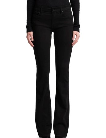 7 For All Mankind Bootcut Rinsed Black - Black - 31 x 34