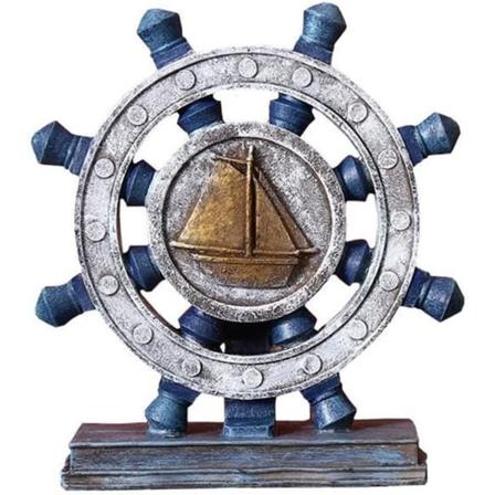 Nautisk Dekoration Ror-Figurin Middelhavsstil - Blå