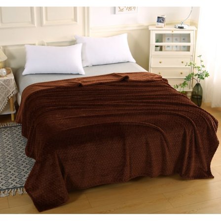 Fleecefilt för soffa, mjuk flanellfilt, lätt och fluffig filt för soffa, säng och kontor