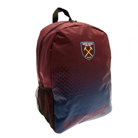West Ham United FC Fade Design Ryggsäck One Size Claret/Blue