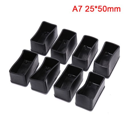 8st Rektangel Silikon Stol Benskydd Halkfri Bordsfotsvik