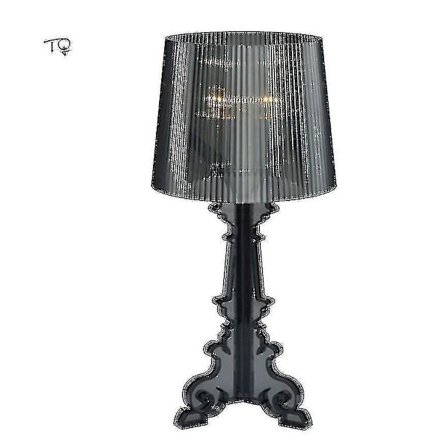 Kartell Bourgie akrylbordslampa E14, design av Ferruccio Laviani, dekorativ belysning, perfekt för kontor, studio, vardagsrum, sovrum eller