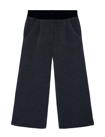 Boboli Knit Trousers Fantasy - Black - 92