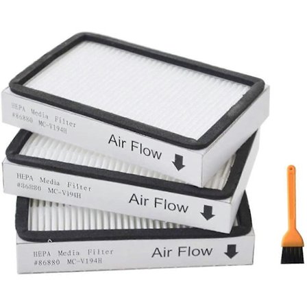 Ez Spares 3 st Ersättning För Kenmore Ef2 (ef-2) Avgas Hepa Dammsugare Ersättningsfilter Jämförs Med 86880 Och För Panasonic Mc-v194h Premium Allerge