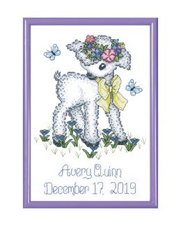 Broderisæt Canvas Lamb - Design Works Crafts