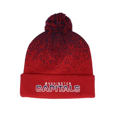 Fanatics - NHL Rot pom Mütze - Washington Capitals Iconic Gradiant Beanie Pom Athl Red-Athl Pom @ Hatstore