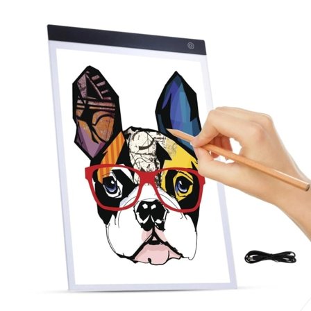 INF LED Tegnebrett A4 lysbord med USB