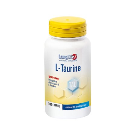 Longlife L-Taurine 500mg 100 Capsule